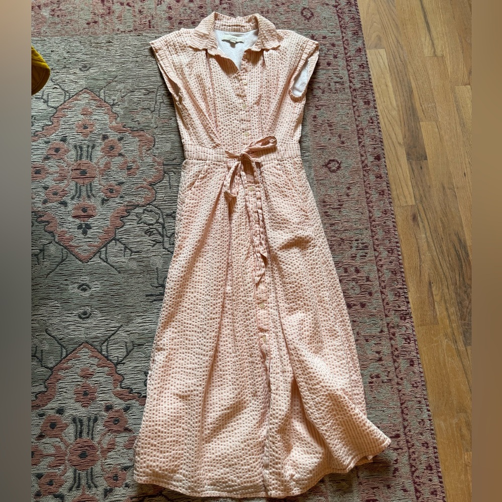 Loft button down dress